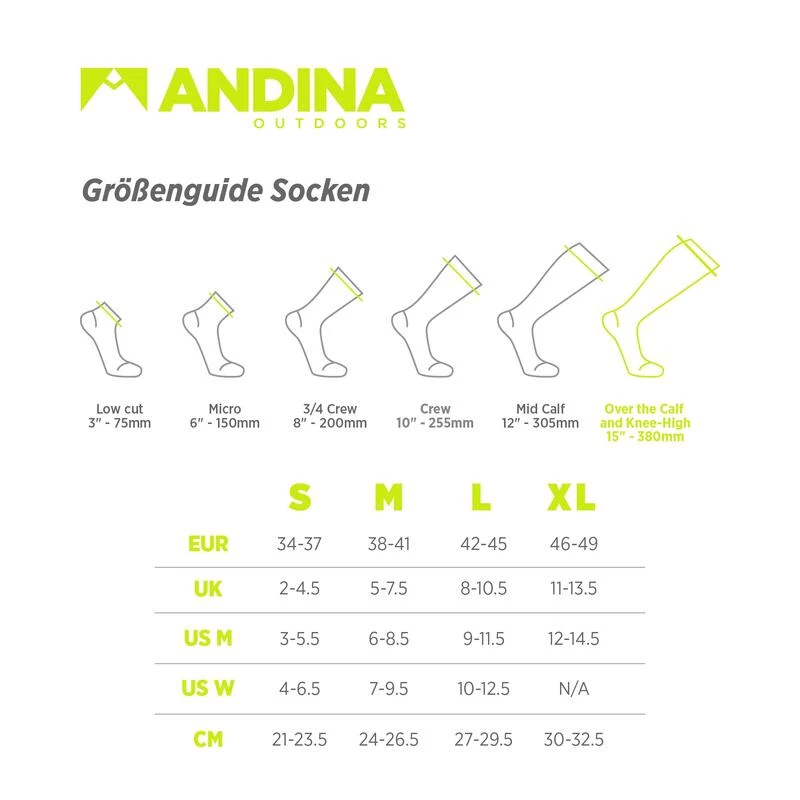 Alpaca Merino Ski Sokken NEVADO Skiing Knie Sokken Met Opvulling Vrouwen Mannen 7 Alpaca Merino Ski Sokken NEVADO Skiing Knie Sokken Met Opvulling Vrouwen Mannen - Afbeelding 5