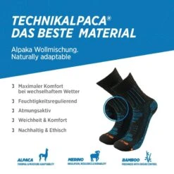 Alpaca Merino Wandelsokken: GLACIAR Extra Sterk Opgevulde Bergbeklimmersokken 10 Alpaca Merino Wandelsokken: GLACIAR Extra Sterk Opgevulde Bergbeklimmersokken -ShoeFlex Verkoopwinkel alpaca merino wandelsokken glaciar extra sterk opgevulde bergbeklimmersokken 3