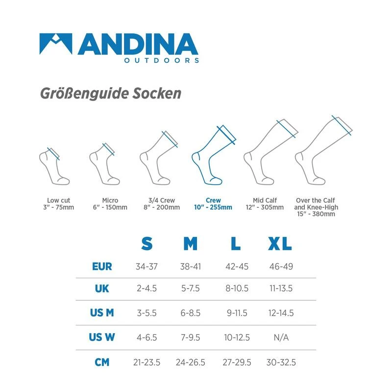 Alpaca Merino Wandelsokken: GLACIAR Extra Sterk Opgevulde Bergbeklimmersokken 7 Alpaca Merino Wandelsokken: GLACIAR Extra Sterk Opgevulde Bergbeklimmersokken - Afbeelding 5