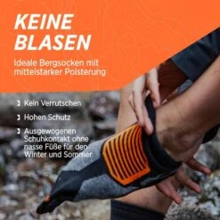 Alpaca Merino Wol Wandelsokken CAMINO Trekking-sokken, Anti-Blaren, Gedempt -ShoeFlex Verkoopwinkel alpaca merino wol wandelsokken camino trekking sokken anti blaren gedempt 2