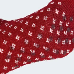 Anti-slip Huissokken | Gevoerde Sokken | Rood -ShoeFlex Verkoopwinkel anti slip huissokken gevoerde sokken rood 6