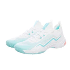 Badmintonschoenen Voor Dames BS 900 Ultra Lite Wit Turquoise -ShoeFlex Verkoopwinkel badmintonschoenen voor dames bs 900 ultra lite wit turquoise 5