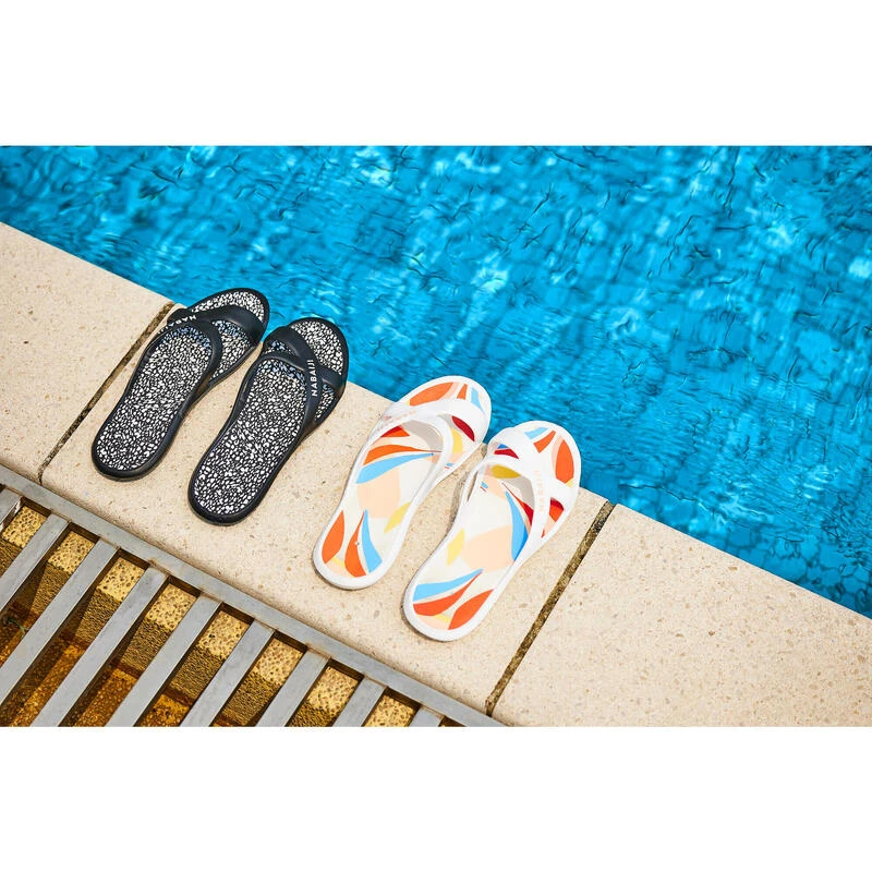 Badslippers Voor Zwemsport Dames Slap 500 7 Badslippers Voor Zwemsport Dames Slap 500 - Afbeelding 5