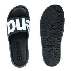 Arena Badslippers Voor Zwembad Heren Urban Zwart Zwart -ShoeFlex Verkoopwinkel badslippers voor zwembad heren urban zwart zwart 1