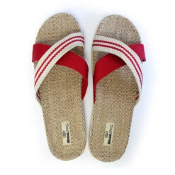 Braziliaanse Damessandalen In Rood Met Rubberen Zool -ShoeFlex Verkoopwinkel braziliaanse damessandalen in rood met rubberen zool 3