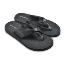 Braziliaanse Teenslippers Voor Dames In Zwarte Kleur
