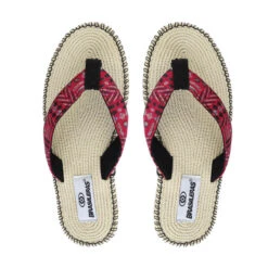 Braziliaanse Teenslippers Voor Dames Op Het Strand In Het Rood Rubberen Zolen -ShoeFlex Verkoopwinkel braziliaanse teenslippers voor dames op het strand in het rood rubberen zolen 2