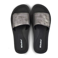 Braziliaanse Teenslippers Voor Dames Op Het Strand In Het Zwart Rubberen Zolen -ShoeFlex Verkoopwinkel braziliaanse teenslippers voor dames op het strand in het zwart rubberen zolen 2