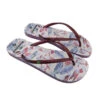 Dames Strand Teenslippers Brasileras Bordeaux Gekleurde Rubber Zolen 2 Dames Strand Teenslippers Brasileras Bordeaux Gekleurde Rubber Zolen -ShoeFlex Verkoopwinkel dames strand teenslippers brasileras bordeaux gekleurde rubber zolen