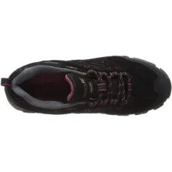 Regatta Dames/dames Holcombe IEP Lage Wandelschoenen (Jet Zwart/Antique Roze) -ShoeFlex Verkoopwinkel damesdames holcombe iep lage wandelschoenen jet zwartantique roze 3