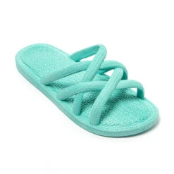 Damessandalen In Braziliaans Watergroen Met Antislipzool -ShoeFlex Verkoopwinkel damessandalen in braziliaans watergroen met antislipzool 1