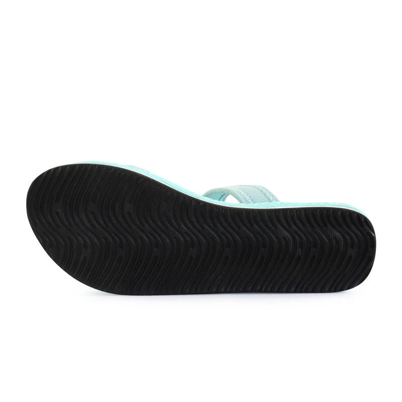 Damesstrandslippers In Aquagroen Met Rubberen Zolen 7 Damesstrandslippers In Aquagroen Met Rubberen Zolen - Afbeelding 5