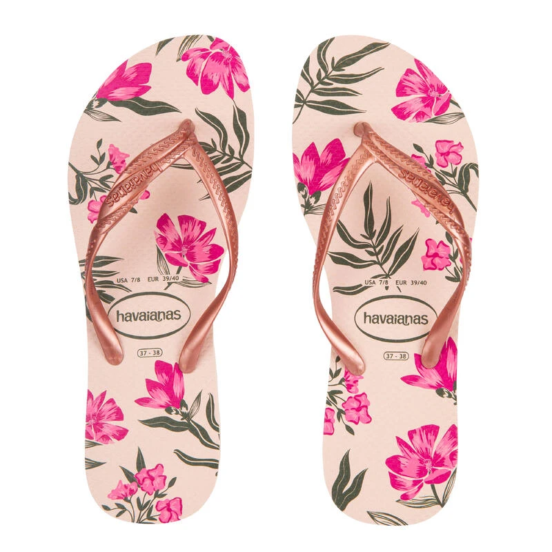 Havaianas DAMESTEENSLIPPERS Bloemen Roze Opeco 4 Havaianas DAMESTEENSLIPPERS Bloemen Roze Opeco - Afbeelding 2