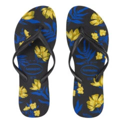 Havaianas DAMESTEENSLIPPERS Bloemen Zwart Opeco -ShoeFlex Verkoopwinkel damesteenslippers bloemen zwart opeco 1
