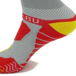 HARDLOOPSOKKEN #LIFE Unisex - KAMUABU Kleur GRIJS/GEEL 23cm Schacht -ShoeFlex Verkoopwinkel hardloopsokken life unisex kamuabu kleur grijsgeel 23cm schacht 4