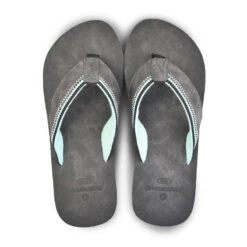 Heren Strand Teenslippers Brasileras Grijs Rubber Zolen -ShoeFlex Verkoopwinkel heren strand teenslippers brasileras grijs rubber zolen 2