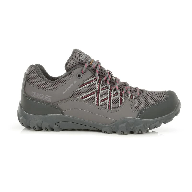 Regatta Lady Edgepoint III Dames Hiking Schoenen - Grijs / Roze 4 Regatta Lady Edgepoint III Dames Hiking Schoenen - Grijs / Roze - Afbeelding 2