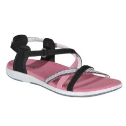 Regatta Lady Santa Roma Wandelsandalen Met Riempjes Voor Dames - Zwart
