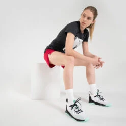 Lage Basketbalschoenen Voor Volwassenen Fast 500 W -ShoeFlex Verkoopwinkel lage basketbalschoenen voor volwassenen fast 500 w witmuntgroen 5