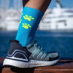 LOOPSOKKEN #PAWS Unisex - KAMUABU TURQUOISE Kleur 23CM 1 Draad -ShoeFlex Verkoopwinkel loopsokken paws unisex kamuabu turquoise kleur 23cm 1 draad 4