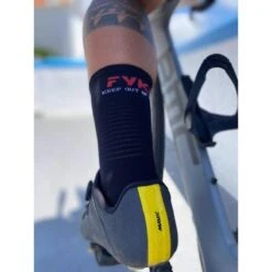 Medium Hardloopsokken Fyke Zwart -ShoeFlex Verkoopwinkel medium hardloopsokken fyke zwart 2