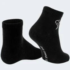 Quarter Sneaker Sokken | 3 Paar | Dames En Heren | Zwart -ShoeFlex Verkoopwinkel quarter sneaker sokken 3 paar dames en heren zwart 5