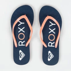 Roxy Slippers Voor Dames To The Sea Indigoblauw -ShoeFlex Verkoopwinkel slippers voor dames to the sea indigoblauw 1
