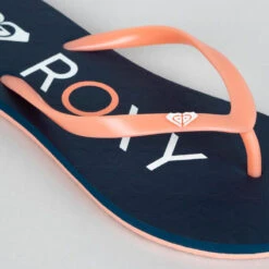 Roxy Slippers Voor Dames To The Sea Indigoblauw -ShoeFlex Verkoopwinkel slippers voor dames to the sea indigoblauw 4
