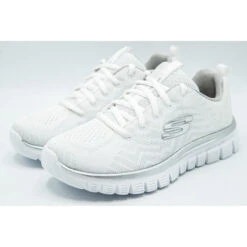 Sportschoenen Skechers Get Connected 12615WSL, Wit, Dames -ShoeFlex Verkoopwinkel sportschoenen skechers get connected 12615wsl wit dames 2