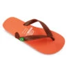 Strand Teenslippers Unisex Braziliaanse Teenslippers Oranje Bruin Antislip Zool -ShoeFlex Verkoopwinkel strand teenslippers unisex braziliaanse teenslippers oranje bruin antislip zool