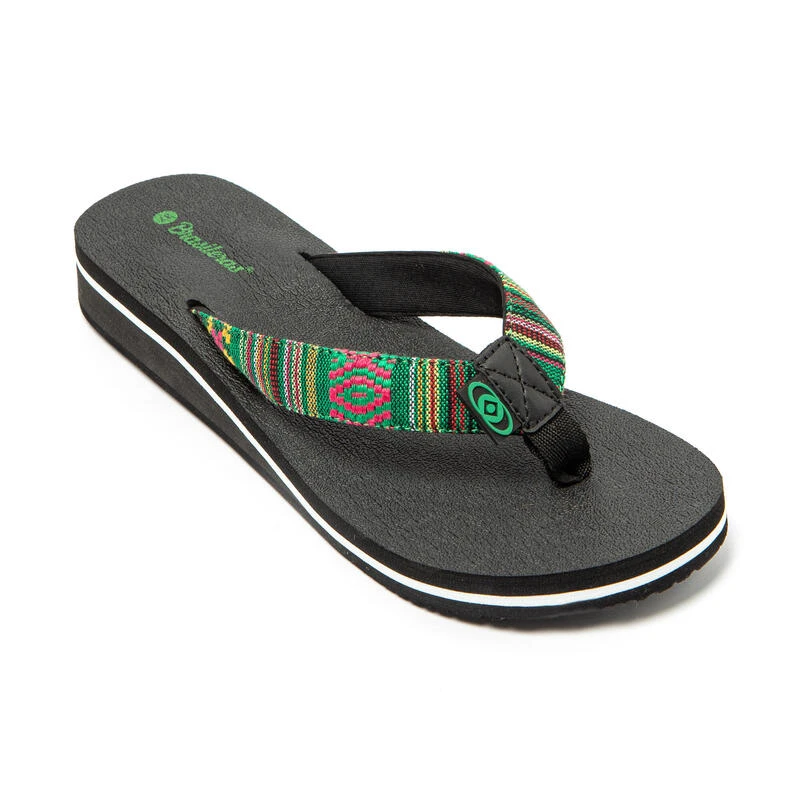 Vrouwen Braziliaanse Teenslippers Groen Met Antislipzool 4 Vrouwen Braziliaanse Teenslippers Groen Met Antislipzool - Afbeelding 2