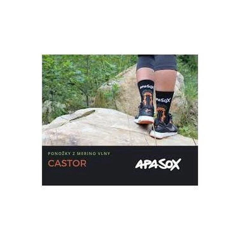 Wandelsokken Outdoor - Castor - Sportsokken 6 Wandelsokken Outdoor - Castor - Sportsokken - Afbeelding 4
