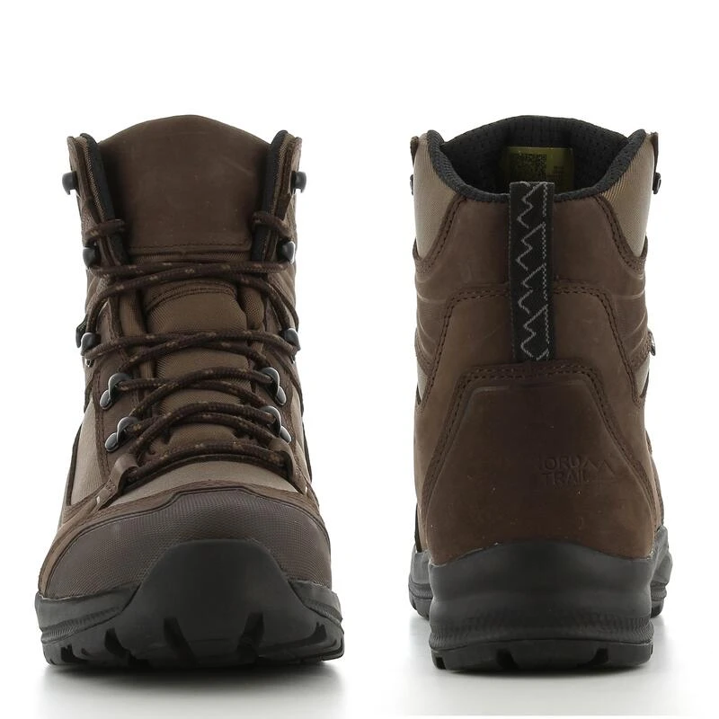 Waterdichte Hoge Lederen Wandelschoenen Vrouwen, Ook Voor Ruwere Terreinen 4 Waterdichte Hoge Lederen Wandelschoenen Vrouwen, Ook Voor Ruwere Terreinen - Afbeelding 2