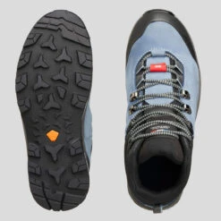 Waterdichte Hoge Trekkingschoenen Voor Dames MT100 Wide Leer Crosscontact -ShoeFlex Verkoopwinkel waterdichte hoge trekkingschoenen voor dames mt100 wide leer crosscontact 3