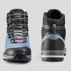 Waterdichte Hoge Trekkingschoenen Voor Dames MT100 Wide Leer Crosscontact -ShoeFlex Verkoopwinkel waterdichte hoge trekkingschoenen voor dames mt100 wide leer crosscontact 4