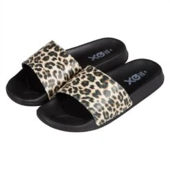 XQ Badslippers Dames Panter Print -ShoeFlex Verkoopwinkel xq badslippers dames panter print 1