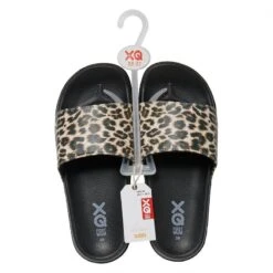 XQ Badslippers Dames Panter Print -ShoeFlex Verkoopwinkel xq badslippers dames panter print 3