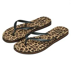 XQ Teenslippers Dames Panter Print -ShoeFlex Verkoopwinkel xq teenslippers dames panter print 1
