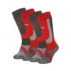 Xtreme Unisex Ski Sokken Rood (4-PACK) -ShoeFlex Verkoopwinkel xtreme unisex ski sokken rood 4 pack